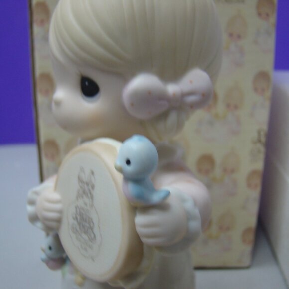 Precious Moments Birds of a Feather Collect Together E-0006 with box - Picture 7 of 16